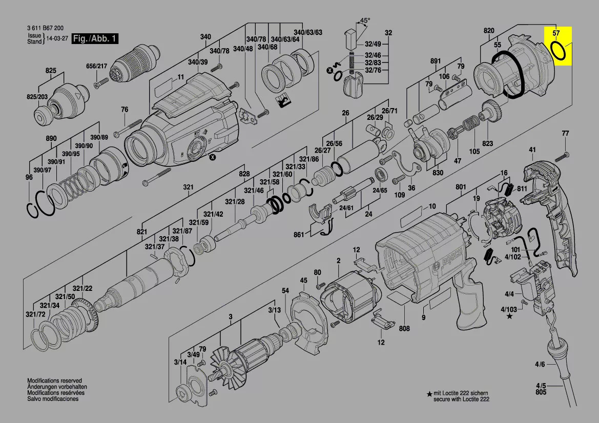 Joint torique 24,0 x 2,0mm réf. 1 610 210 208 Bosch